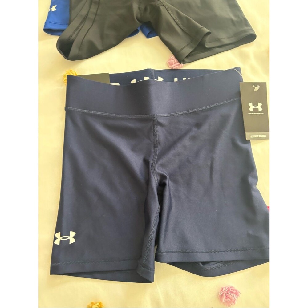 Under Armour Navy Blue Women’s Heatgear MIDI Shorts